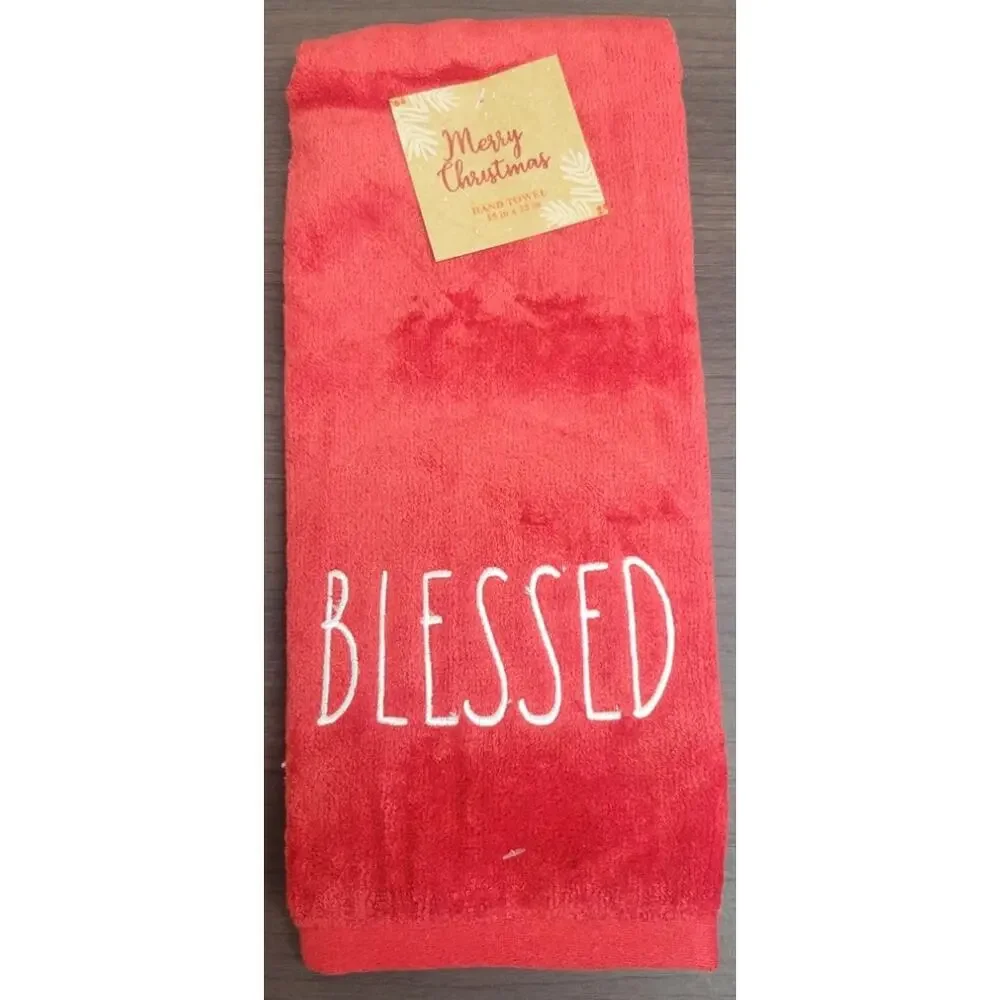 Merry Christmas Hand Towel (Blessed)